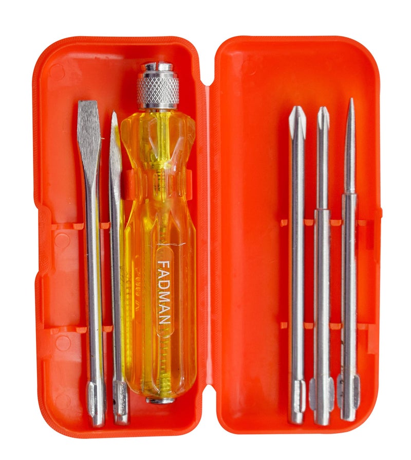 Fadman 5-Pieces Screwdriver Kit Combination For Multipurpose Application (Pack of 5) - Image 1