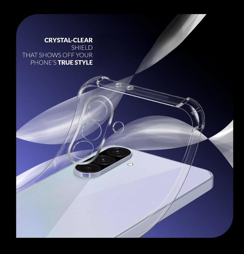 ShieldTech Back Cover Case + Screen Protector for Samsung Galaxy A57 5G | Transparent Mobile Phone Back Case Cover for Samsung Galaxy A 57 | Samsung A57 5G TPU Transparent Back Cover Case - Image 3