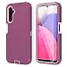 ONOLA Compatible with Samsung Galaxy A14 5G Case with HD Screen Protector Heavy Duty Shockproof Dropproof 3Layer Cover Phone Case for Samsung A14WineRed Pink - Image 2