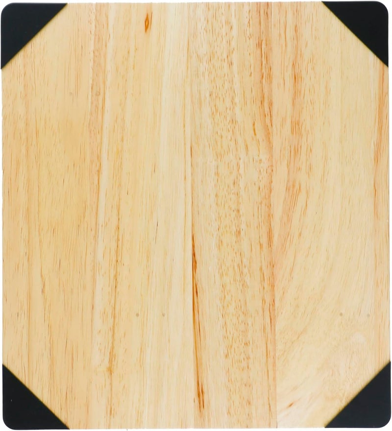 Jim Beam 2 Pack Steak Serving Set  Durable Parawood Serving Boards Builtin Drip Grooves AntiSkid Feet Service for Two Includes Forks Knives and Sauce Cups Board Size 10 x 9 x 04 - Image 4