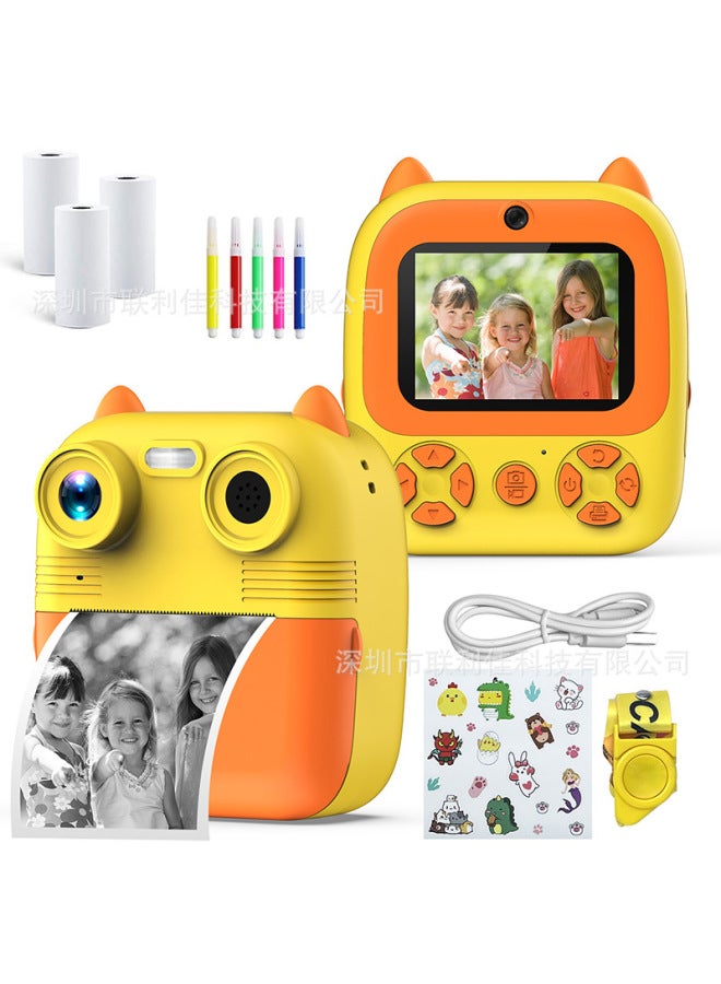 Neutral Source Manufacturers New Children's Pord Camera Hd Photo Video Printing Camera Toys Distribution - Image 1