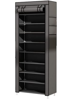 ALMUFARREJ Shoe Rack 9 Shelves Grey 160x60x30cm  - Image 1