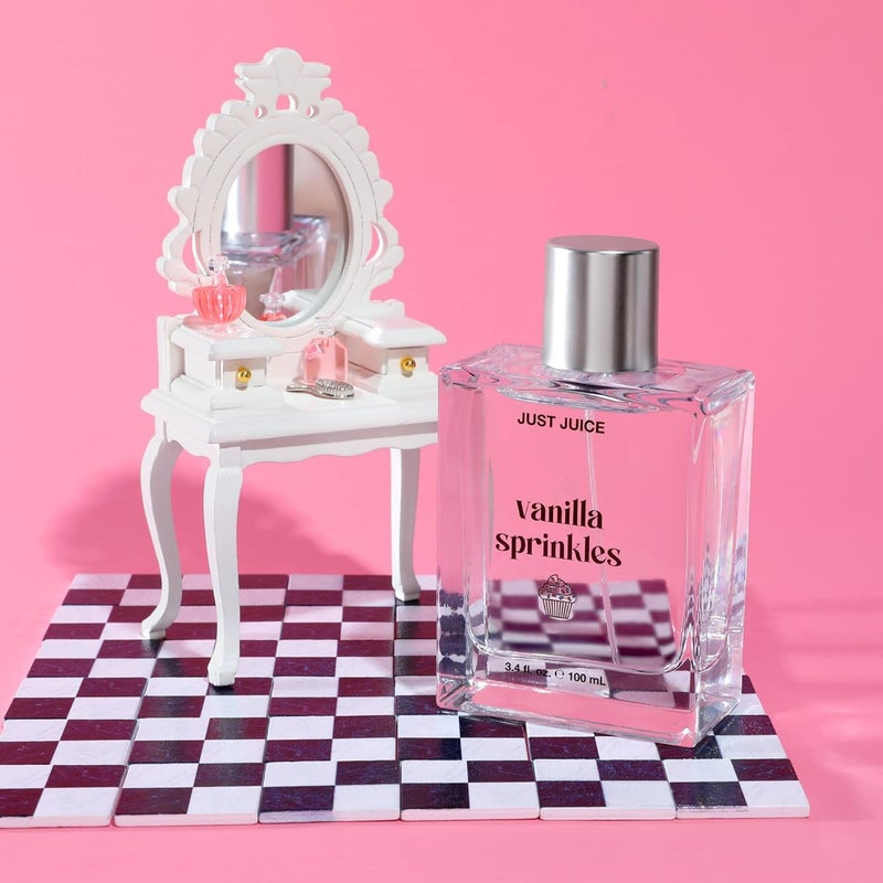 جاست جوس عطر جست جوس برائحة الفانيليا والرشات - عطر ذو نكهة حلوة للنساء والرجال - 3.4 أونصة - Image 5
