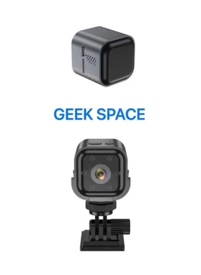 GEEK SPACE Mini WiFi HD Security Camera 1080P Wireless Smart Indoor CCTV IP Camera with Infrared Night Vision, AI Motion Detection Alerts, Two-Way Audio Communication, Remote Mobile App Viewing, TF Card Storage, Loop Recording, Wide Angle Lens, Home Office Security Monitor, Baby Monitor, Pet Camera, Elderly Care Surveillance, Easy Setup, Real Time Live Streaming, Compact Hidden Design, Wireless Indoor Camera - Image 5