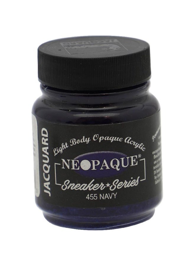 Jacquard Neopaque Light Body Opaque Acrylic Fabric Painting Navy 2.25 oz ( 63.93 ml ) - Image 1