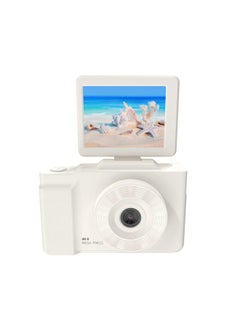 Generic The H13 Student Camera Ccd Can Be Self-timer Video Transmission Mobile Phone 2.8inch Flip Screen Carry Wholesale-Body Color:H13 White Standard (without Tf Card)  - Image 1