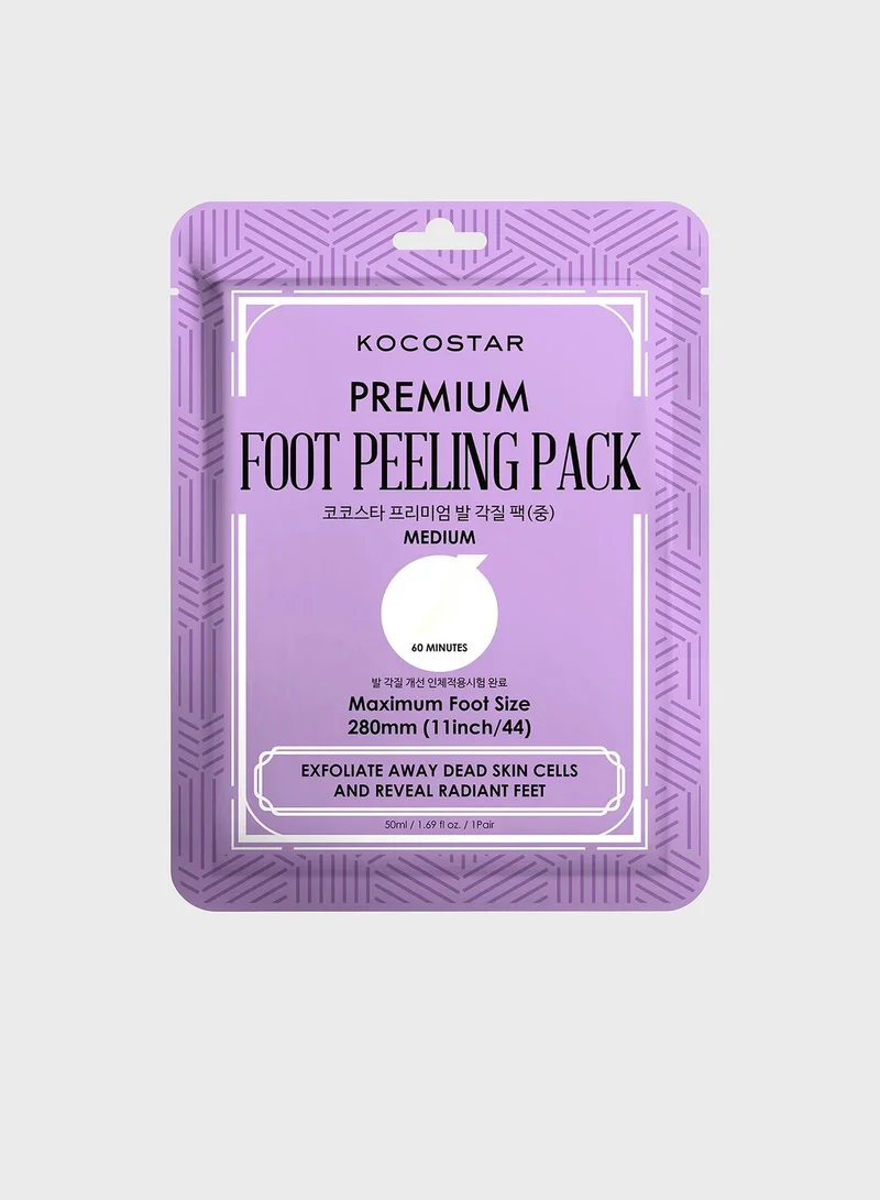 KOCOSTAR Premium Foot Peeling Pack (Medium)