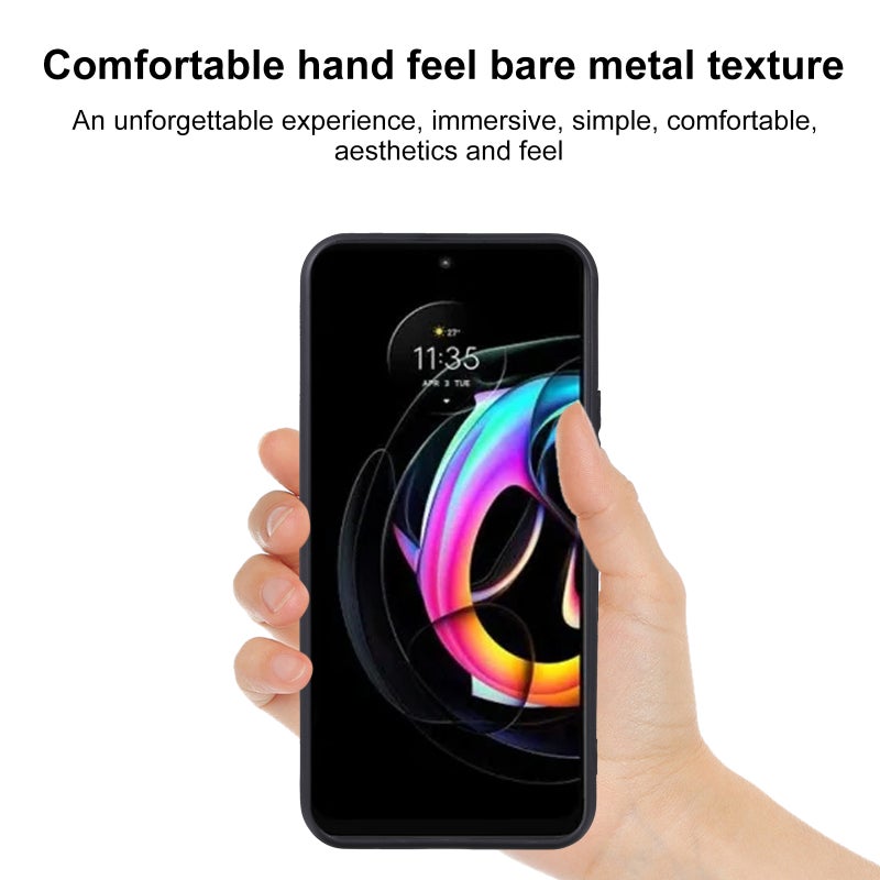 HuHa غطاء حماية لهاتف موتورولا إيدج 30 نيو TPU أسود - Image 3