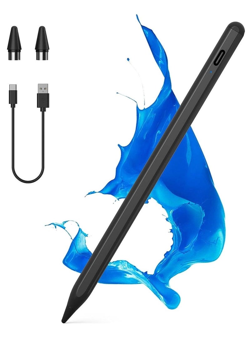 ELTRAZONE Stylus Pen for iPad with Tilt Sensitive and Fast Charge,iPad Pencil Compatible with 2018-2022 Apple iPad Pro 11/12.9 Inch,iPad 10/9/8/7/6 Gen,iPad Mini 5/6 Gen,iPad Air3/4/5 Gen  - Image 1
