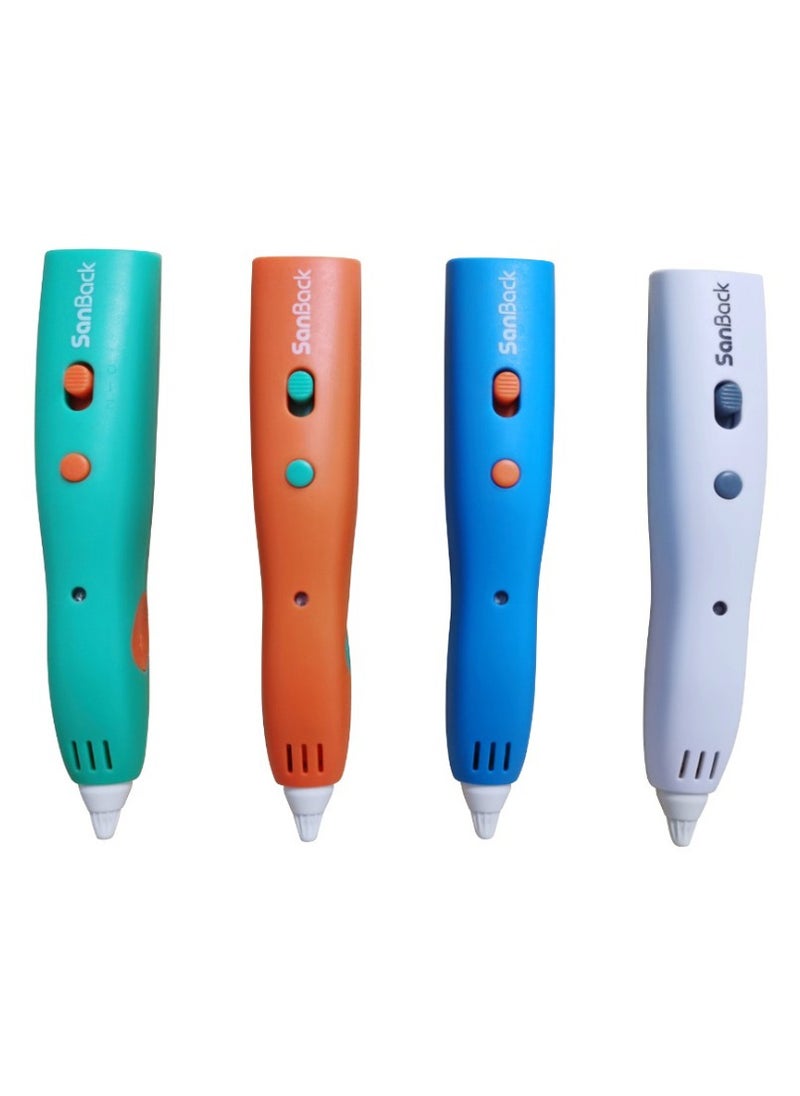 Sanback 3D Pen, Kids Wireless 3D Printing Pen with 5 Colors PCL Filament Refill, USB Rechargeable 3D Printer Pen, 3D Drawing Kit Gift for Kids, Safe Wireless Operation  - Image 5