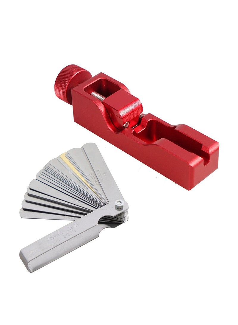 general Automobile spark plug gap gauge kit, suitable for most 10/12/14/16mm adjustment tools with gauge - Image 1