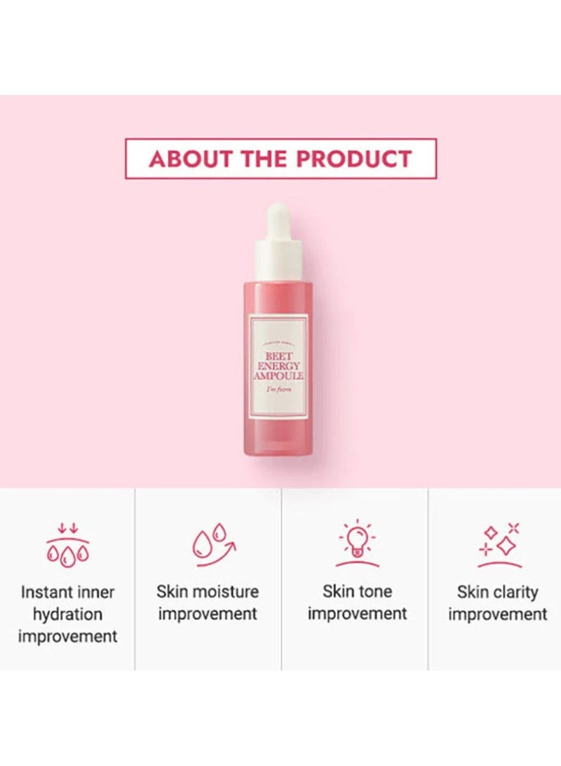 آي أم فروم أمبولة طاقة الشمندر من "أنا من" إكسير منشط 30 مل - Image 3