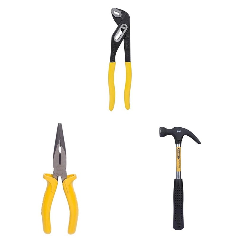 Stanley STANLEY 71669 10 Steel Slim Water Joint Curve Pump Plier with AntiCorrosion Properties for Plumb 
