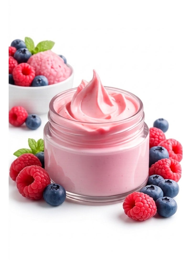 Natural Body & Hair Makhmaria Berry Musk 50g | Moisturizing Perfume Cream | Long Lasting Fruity Fragrance | Soft & Smooth Formula - Image 1