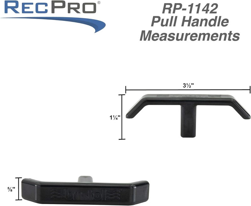 RecPro RV Waste Valve Handle Replacement | Replacement Handle for Waste Valve Extension Rod | Black | Made in USA - Image 5