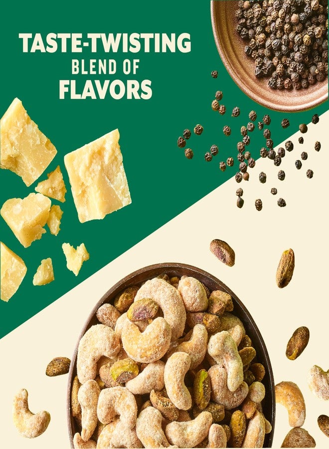 PLANTERS Nut Duos, Flavored Nuts, Peppercorn Pistachios & Parmesan Cashews 5oz - Image 3