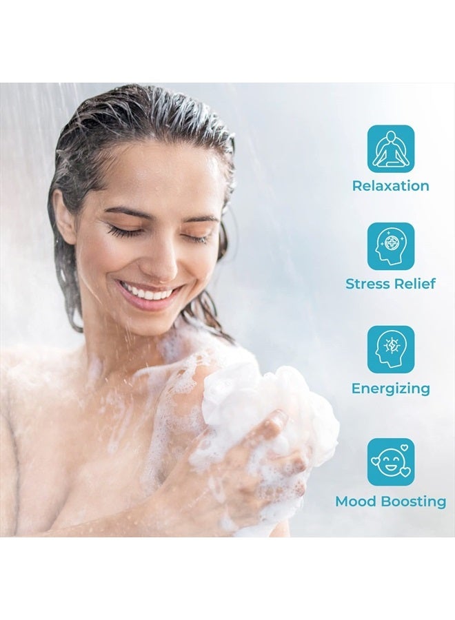 CalmNFiz مجموعة هدايا بخاخات الاستحمام العطرية - 8 عبوات قنابل استحمام هدية للأم والحبيب مع زيت أساسي لسبا المنزل والعناية الذاتية - هدايا عيد الأم، هدايا عيد الميلاد، هدايا سلة عيد الفصح للنساء والرجال - Image 4