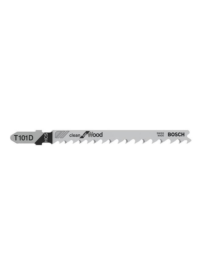 BOSCH 5-Piece HCS T101D Fine Wood Jigsaw Blades Silver 75mm JE2 608 630 032 - Image 3