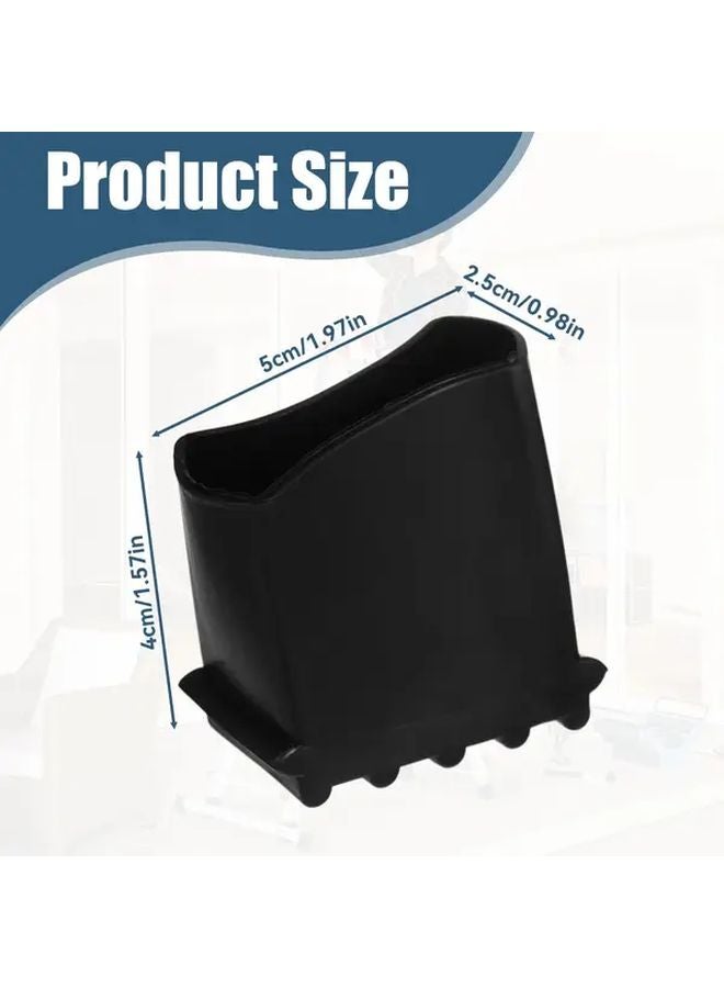 8 Piece Red Rubber Ladder Anti Slip Foot Pads Cover Safety Replacement Kit - Image 5