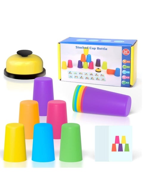 Quick Cups Games For Kids,Classic Speed Stacking Cup Game For Kids Flying Stack Cup Parent-Child Interactive Game