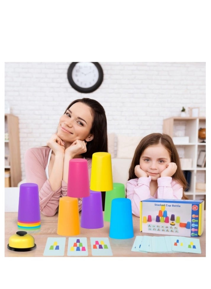 Quick Cups Games For Kids,Classic Speed Stacking Cup Game For Kids Flying Stack Cup Parent-Child Interactive Game