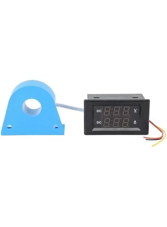 ABS Material Digital Ammeter Voltmeter Hall DC Voltage Current Meter Red Green LED Display - Image 4