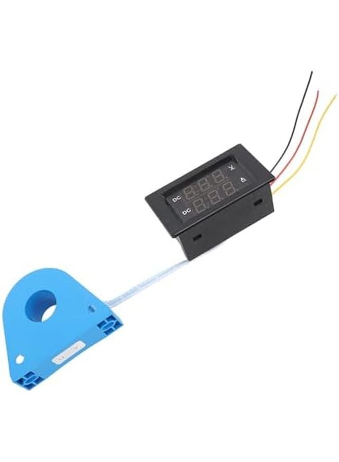 ABS Material Digital Ammeter Voltmeter Hall DC Voltage Current Meter Red Green LED Display - Image 3