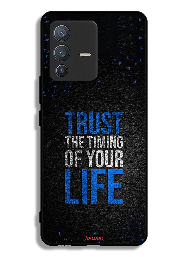Tolwak Vivo V23 Pro 5G Protective Case Cover Trust The Timing Of Your Life - Image 1