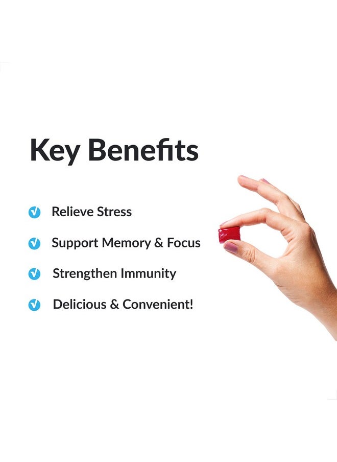 Force Factor FORCE FACTOR Amazing Ashwa for Stress Relief, Memory, Focus, and Immune Support Health, Ashwaganda Supplement with KSM-66 Ashwagandha for Stress, 180 Soft Chews  - Image 2