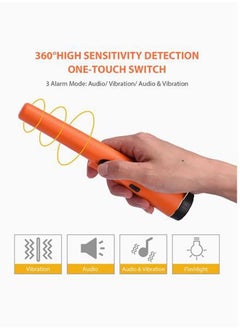 Arabest Metal Detector Portable Gold Detector for Adults and Kids Waterproof 360° Scan Metal Detecting Accessories with Buzzer Vibration Treasure Hunting Tool with Holster  - Image 3