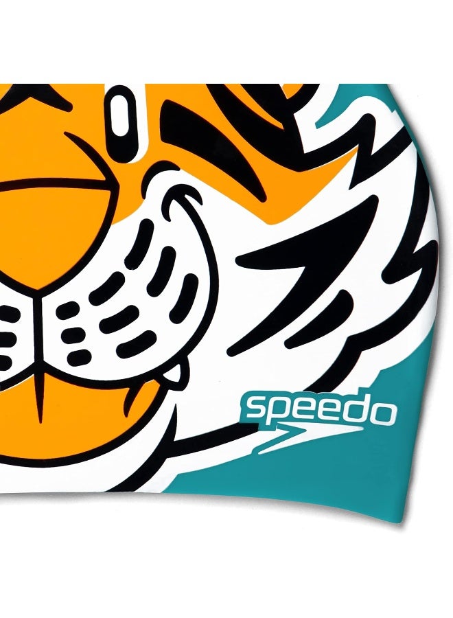 Speedo Unisex Baby Printed Character Cap - Aanadi the Tiger - Image 3