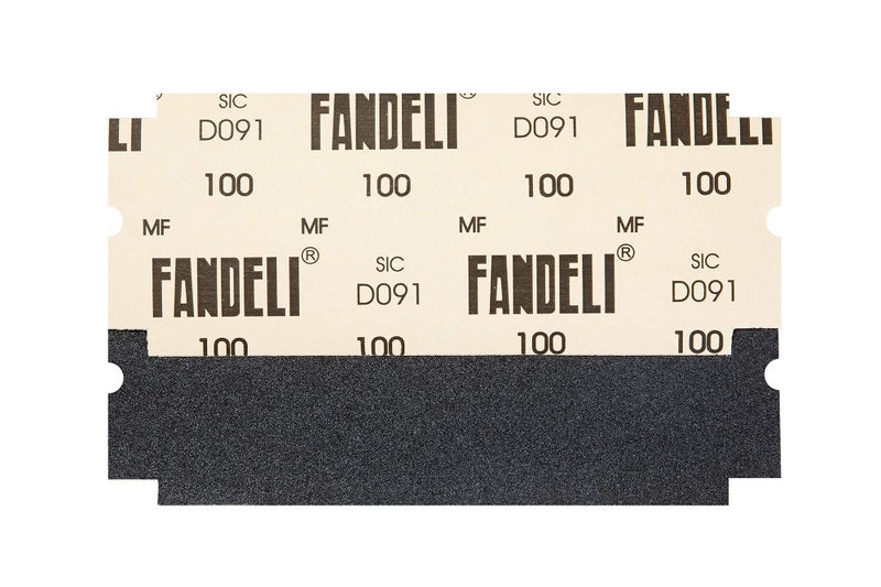 Fandeli | Multi-Purpose Sanding Paper | Grit 100 | 25 Sheets of 4 1/4'' x 11'' | Perfect for Sanding Drywall | Hand Sanding | Orbital Sanders - Image 5