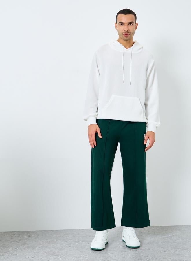 Styli White Crinkle Textured Oversized Hoodie - Image 2