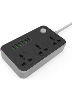 Generic USB Plug Ports Surge Protection Power Socket Switch  - Image 1