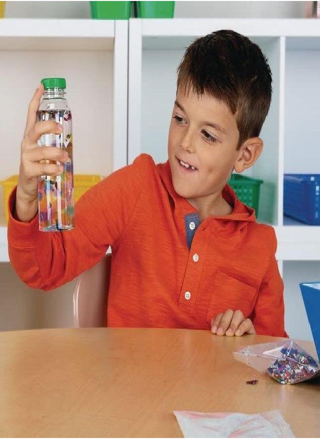 Really Good Stuff Really Good Stuff Calming Jar Kit Activity - Set of 6, Includes Accessories - Great Sensory, Mindfulness, Calm Down Activities for Kids, Adults & Seniors  - Image 4