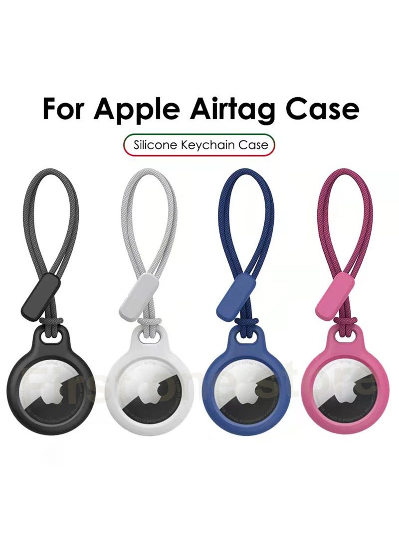 BSNL Protective Case with Twist & Lock Cord Strap Anti Scratch for Air Tag Bluetooth Tracker Black - Image 5