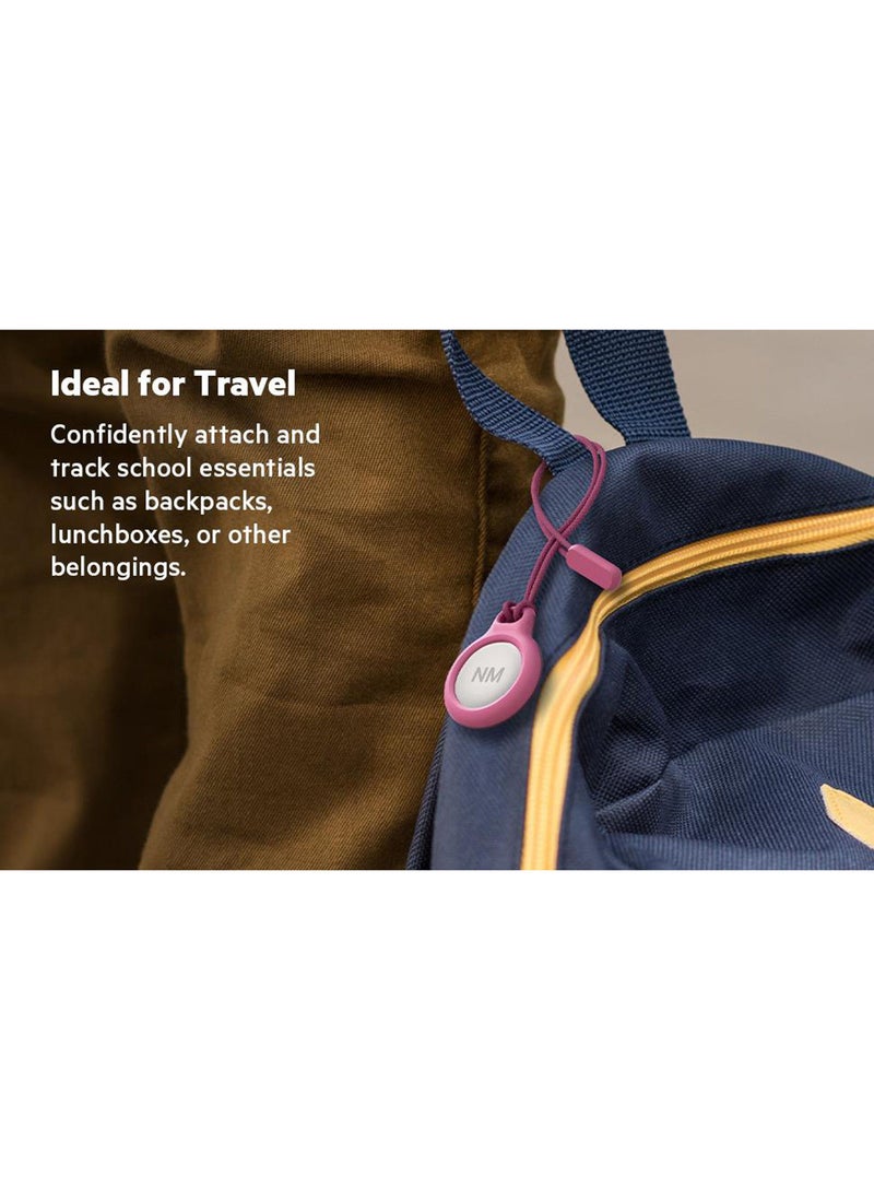 BSNL Protective Case with Twist & Lock Cord Strap Anti Scratch for Air Tag Bluetooth Tracker Black - Image 4