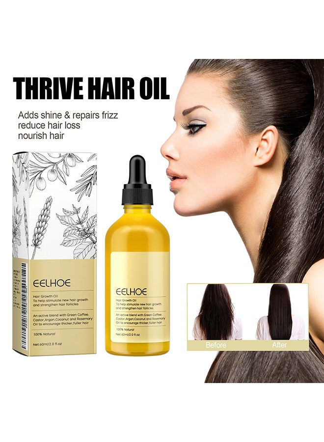 إيلهو EELHOE زيت إكليل الجبل العطري للعناية بالشعر وإصلاح الشعر والنعومة والتغذية اللطيفة واللمعان - Image 2