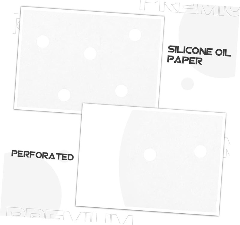 400 ورقة مستديرة من ورق التبخير غير اللاصق لحشوات البخار للزلابية والخبز - Image 4