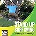 Swurfer Stand Up TreeSkate Outdoor Swing Tree Swing for Kids with Adjustable Handles Kids Outdoor Play Equipment Durable Weatherproof Easy Installation Holds Up to 200 lbs Ages 6 Natural - Image 4