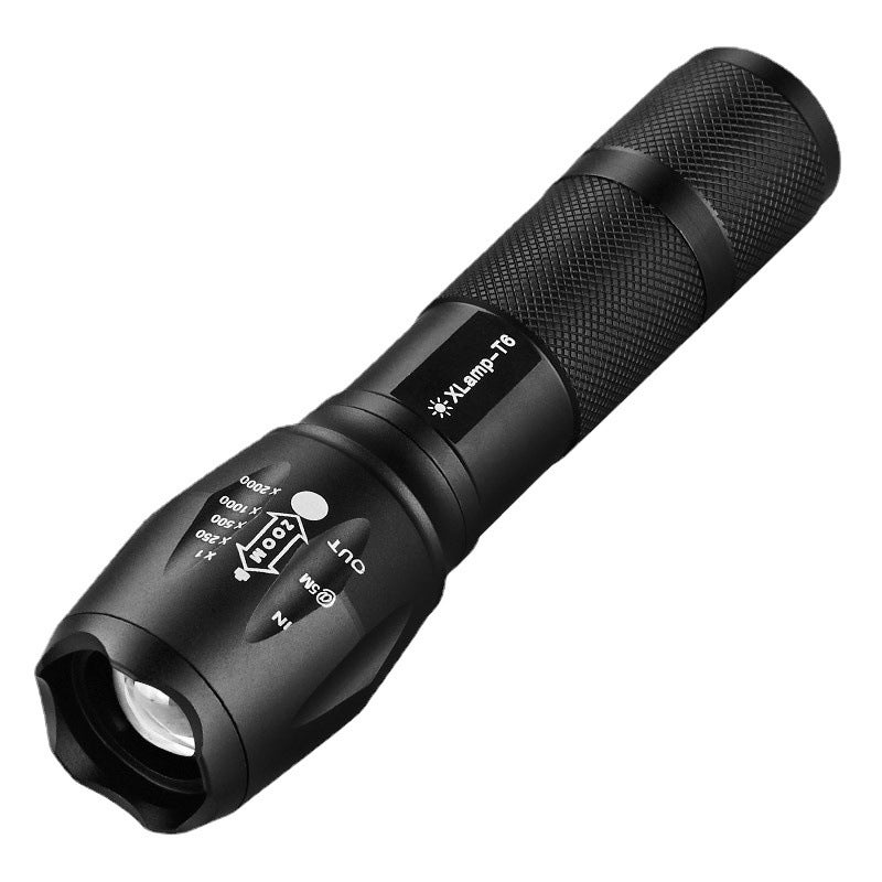 Shenyu Rechargeable Strong Light Led Flashlight Outdoor Ultra-Bright Long-Range Mini Portable Household Aluminum Alloy Durable([Xeon version] 10W 18650 lithium battery, one charge, higher brightness) - Image 5