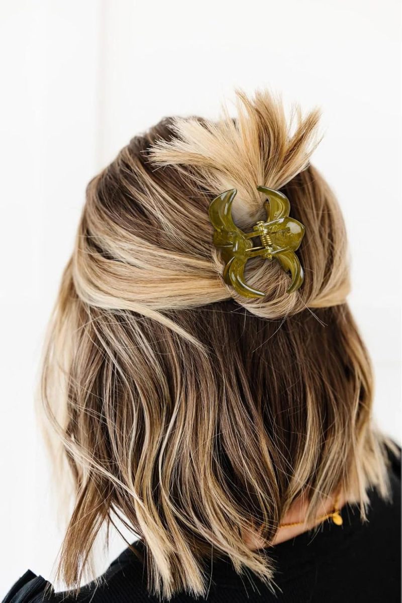 Hair Claw Clips 3.6*4.2cm Sturdy Non-slip Grip Small Flower Hair Clips - Adorable Versatile Floral Hair Accessories for Women Beach Summer Events Daily Styling - Image 4