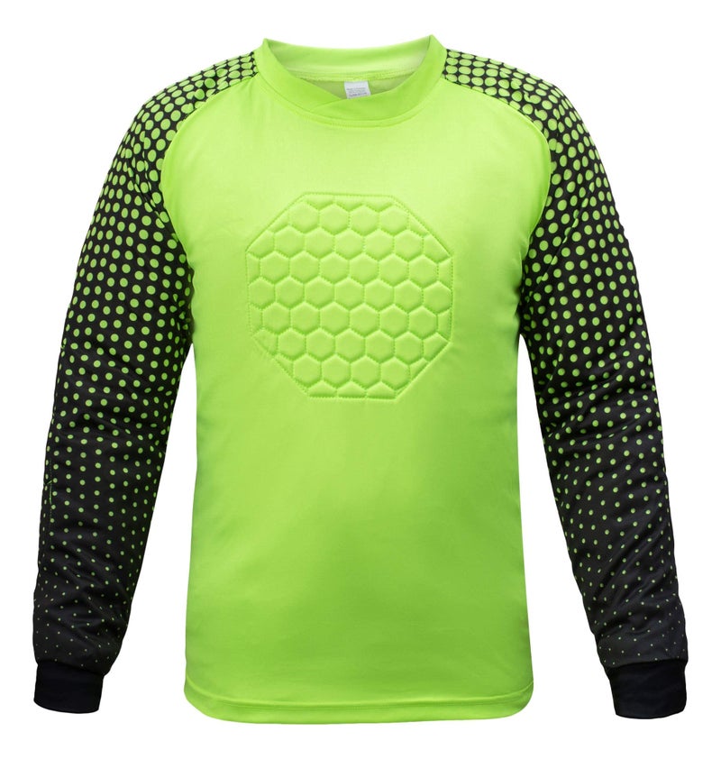 Total Soccer Factory Soccer Goalie Shirt (Lime Green, Youth Large) - Image 2