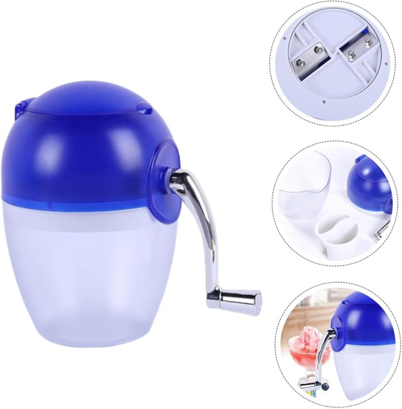 آلة يدوية لفرم الثلج، صانع مخروط الثلج اليدوي للمشروبات الباردة والسموذي - Image 2