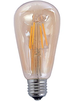 Hummer Light bulb, yellow, 2700K, with golden pear shade, 5 watts.  - Image 1