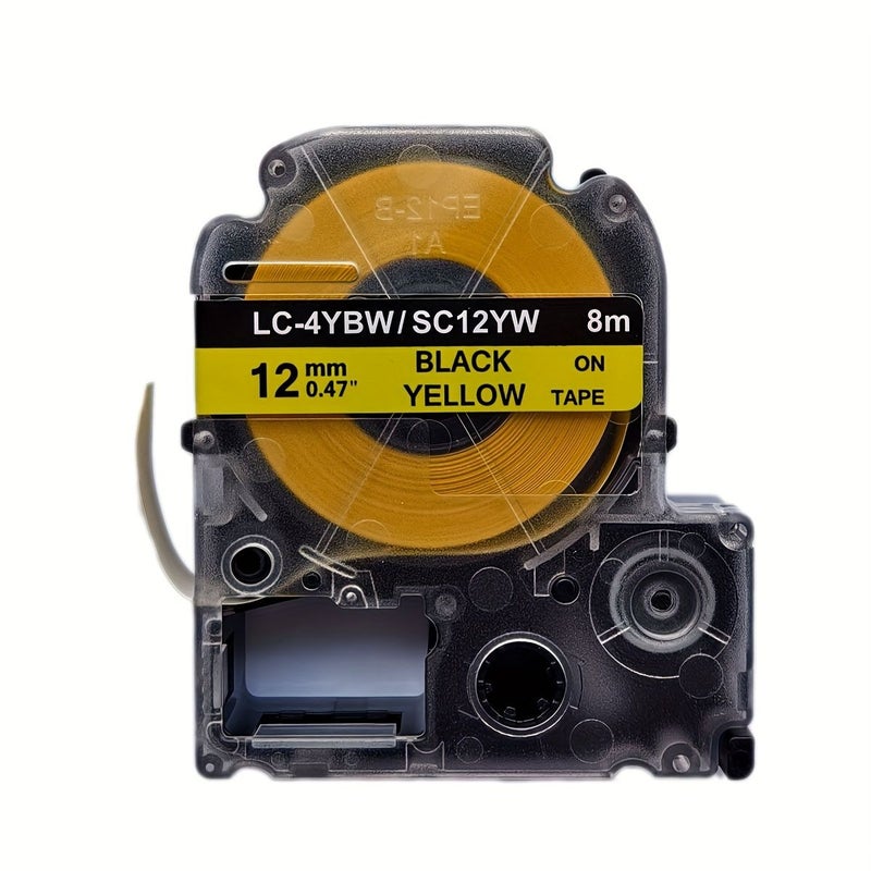 5 Color Pack Thermal Label Cartridge Compatible with Epson LabelWorks 12mm 8m - Image 2