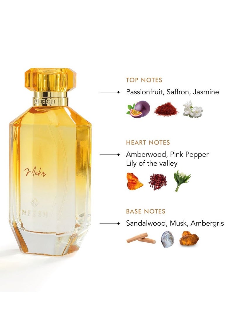 نيش مهر (100 مل) - إكستريت دو بارفان | عطر نسائي فاخر يدوم طويلاً - Image 3