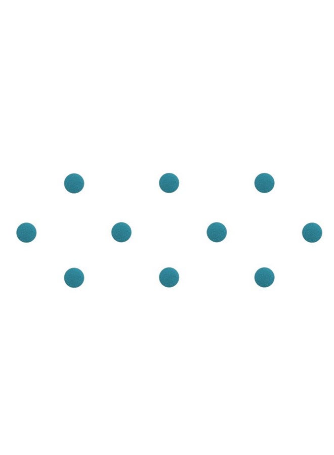 Comet Busters Round Turquoise Velvet Bindi (8 mm) (BIN837) - Image 1