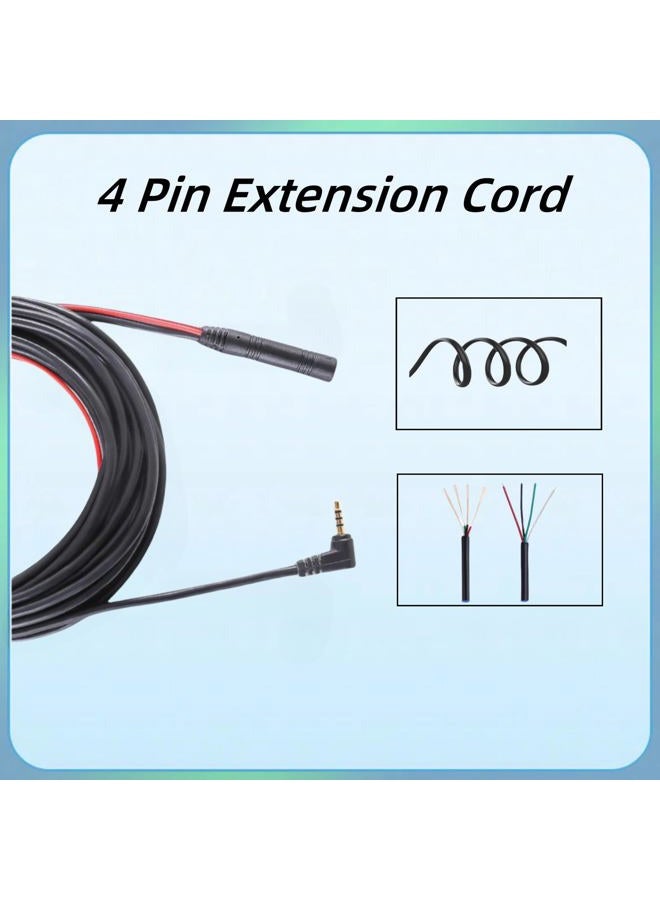 Epronic 2.5mm to 4Pin Dash Cam Cable (6M/19.68Ft 4PIN), Car Rear View Camera Extension Cord for Dash Cam Carplay Screen Plug and Play Replacement Cable Support AHD1080P 720P Vehicle Backup Camera - Image 4