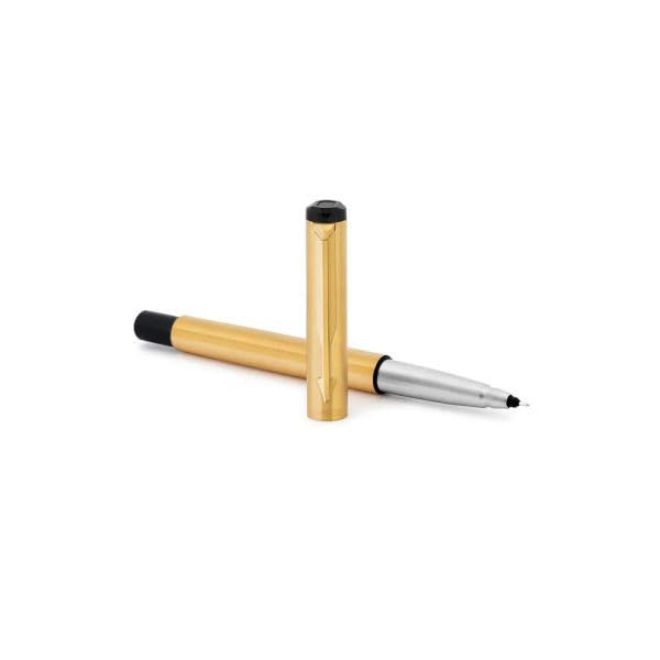 Parker Vector Rose Gold Coated Clip Roller Ball Pen and Notebook, Blue Ink, Medium Point – Gift Set for Professionals and Executives - Image 4